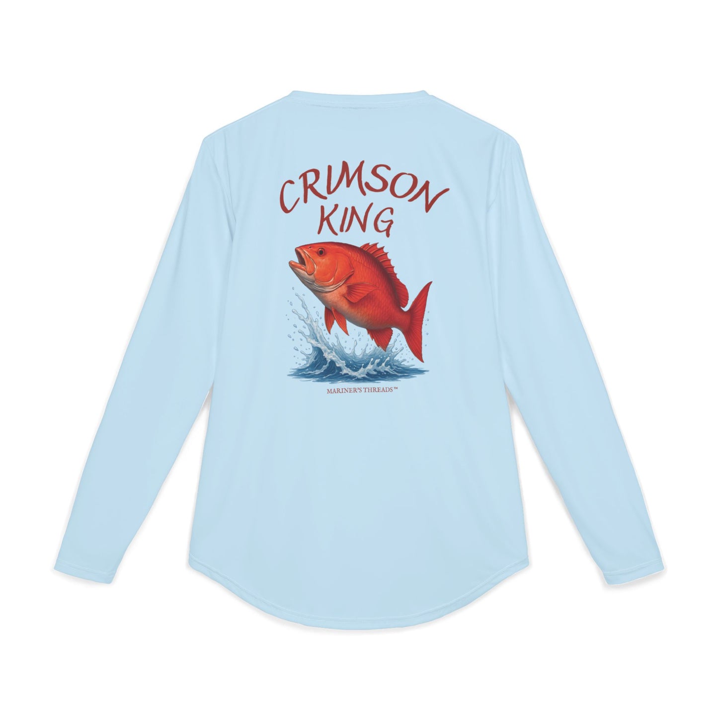 Crimson King – Red Snapper Performance Fishing Shirt
