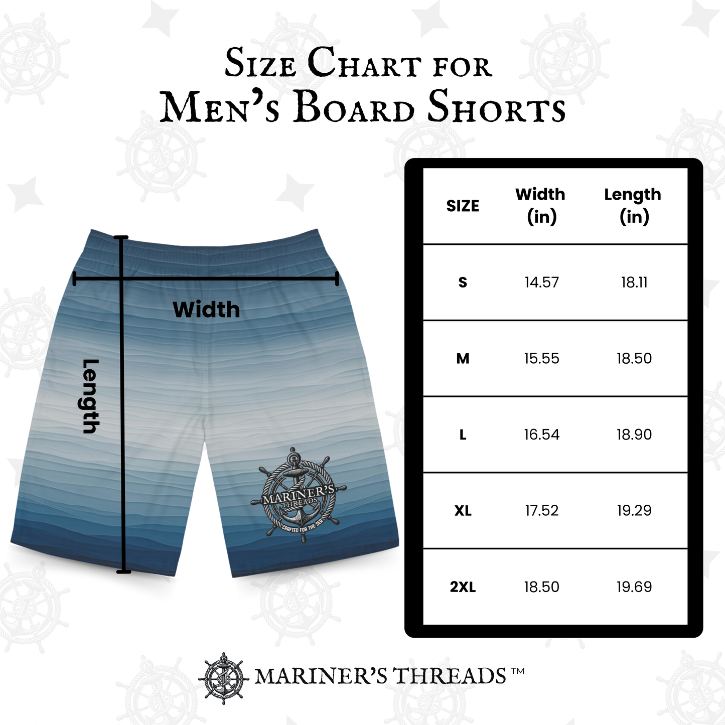 Stormy Skies Men's Boardshorts