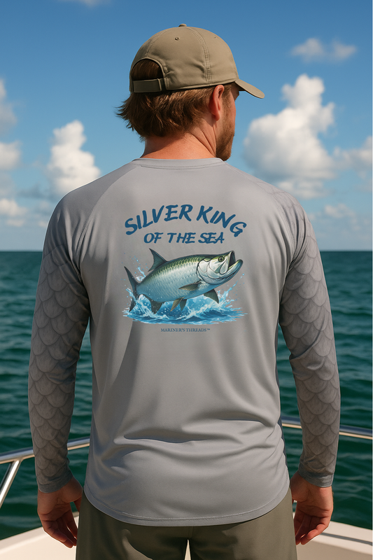Silver King of the Sea – Tarpon Performance Fishing Shirt