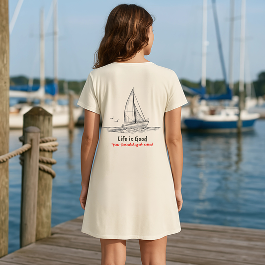 "Life Is Good" Dress Tee