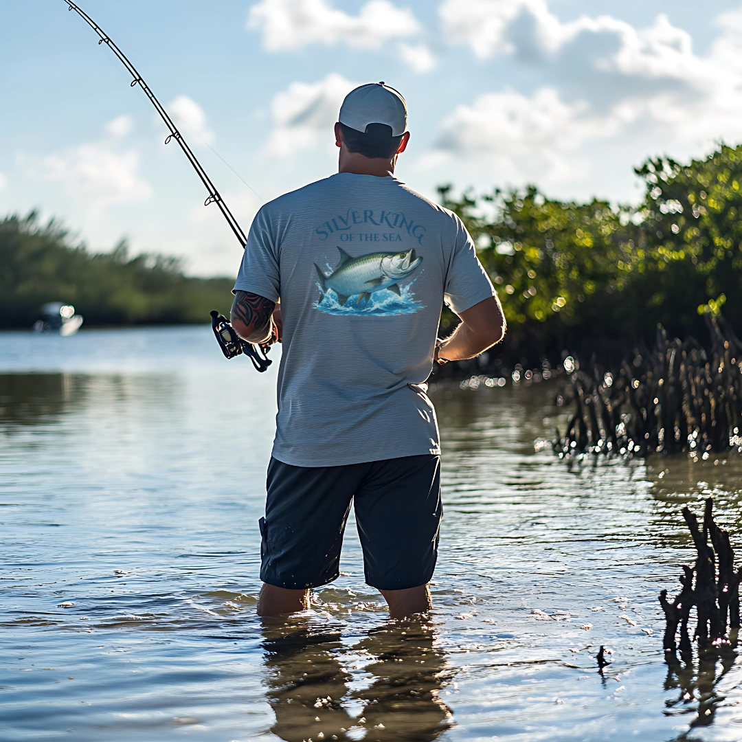 Silver King of the Sea – Tarpon Fishing Performance Apparel