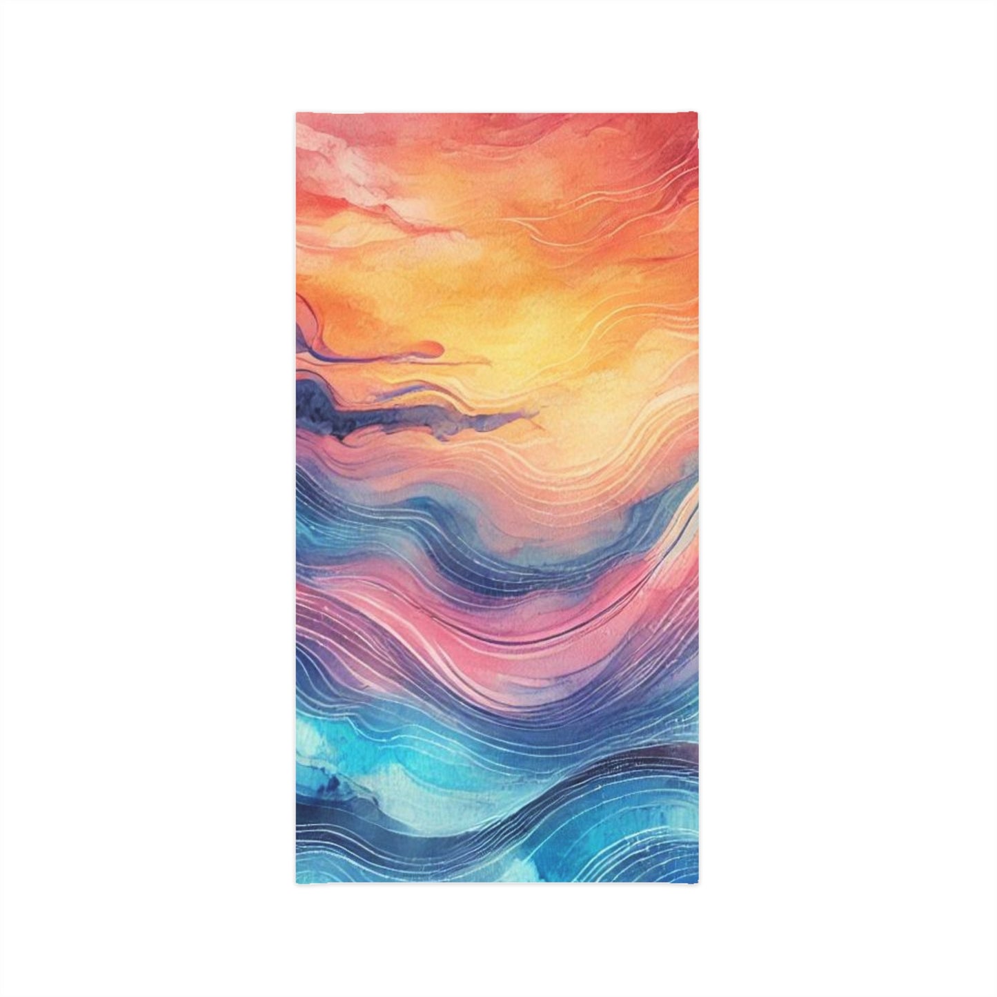 Sunset Waves Neck Gaiter