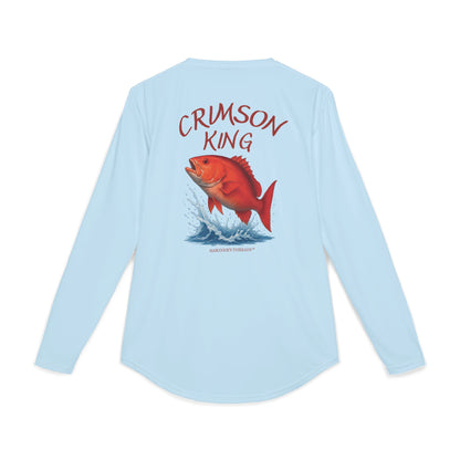 Crimson King – Red Snapper Performance Fishing Shirt