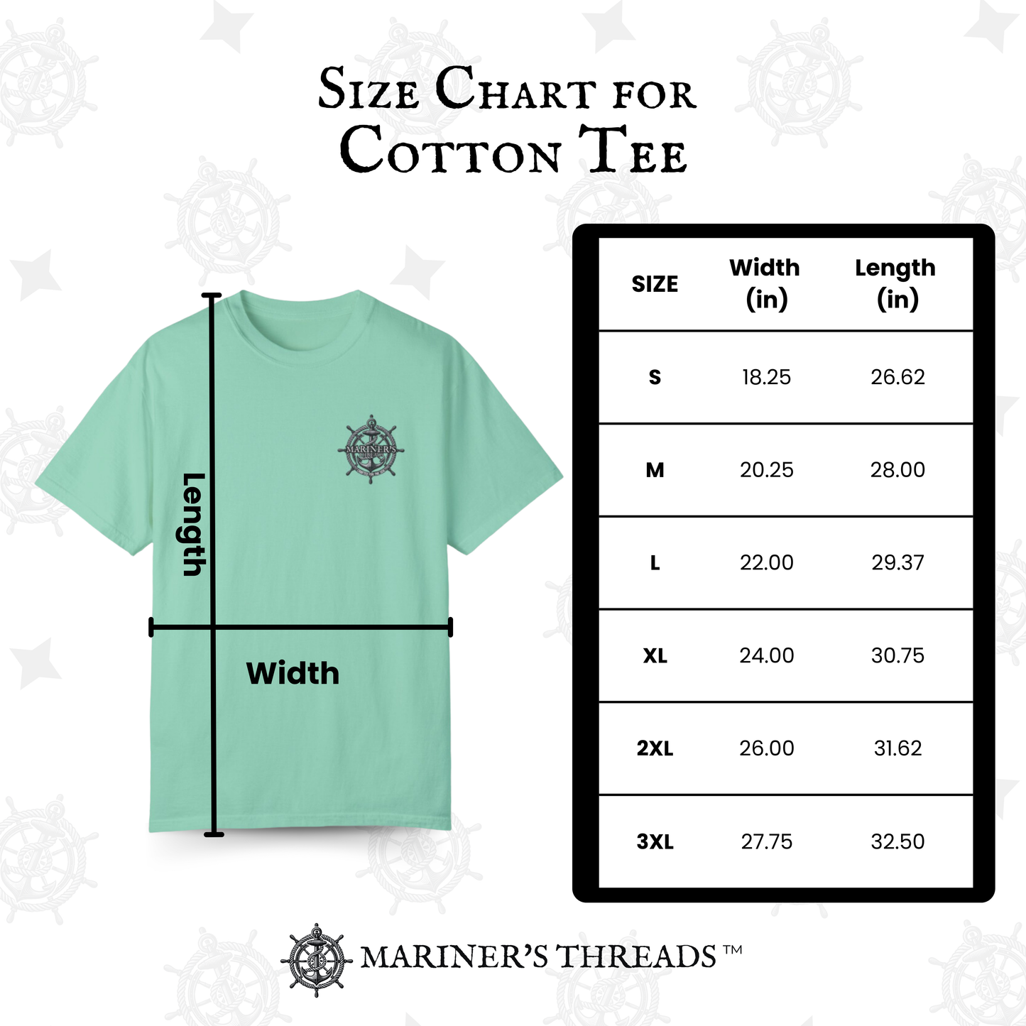 "Crafted for the Sea" Cotton Tee